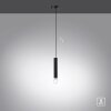 Suspension Leuchten-Direkt BRUNA Noir, 1 lumière