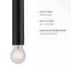 Suspension Leuchten-Direkt BRUNA Noir, 3 lumières