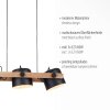 Suspension Leuchten-Direkt CUP Noir, 3 lumières