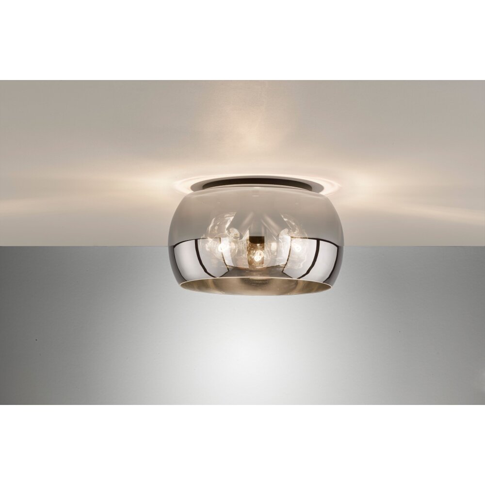Plafonnier Fischer & Honsel Dima Noir, 3 lumières main product photo