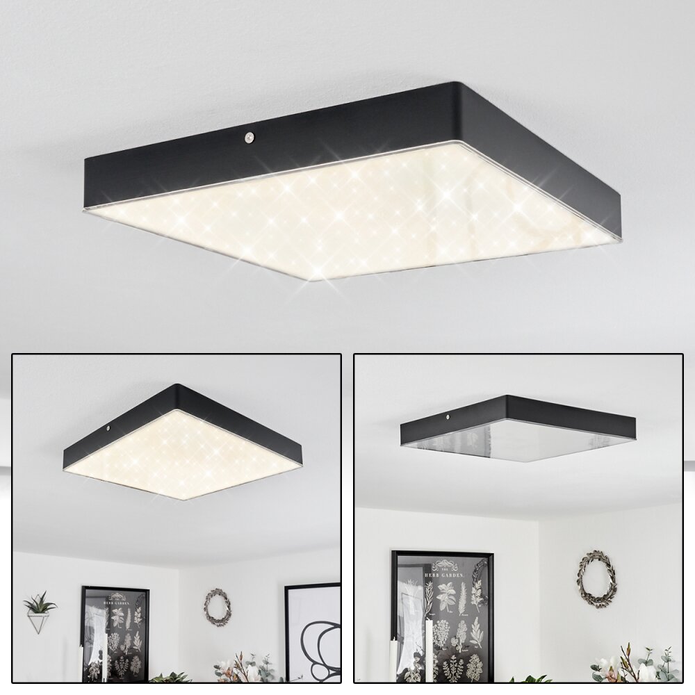 Plafonnier Mentque LED Noir, 1 lumière main product photo