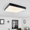 Plafonnier  Mentque LED Noir, 1 lumière
