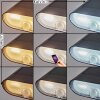 Spot de jardin  Usmagama Solar LED Noir, 1 lumière, Détecteur de mouvement, Changeur de couleurs