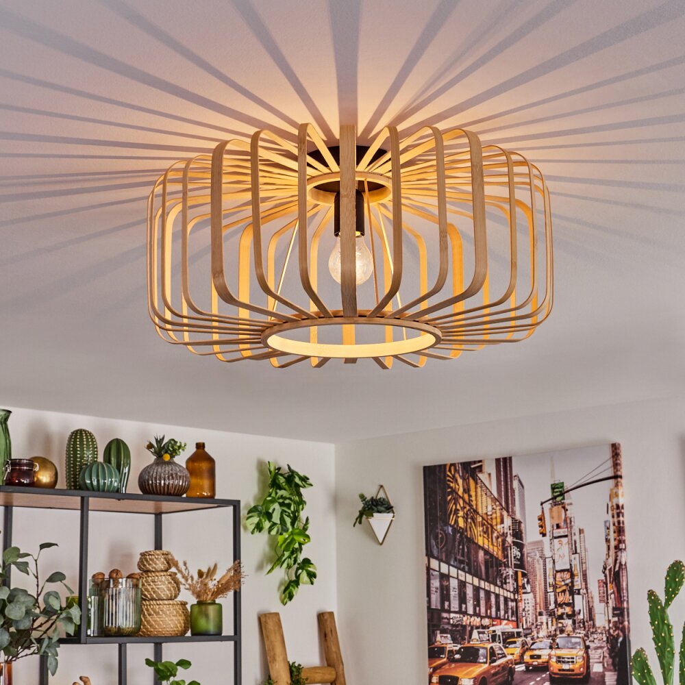 Plafonnier Oravi Bois clair, 1 lumière main product photo