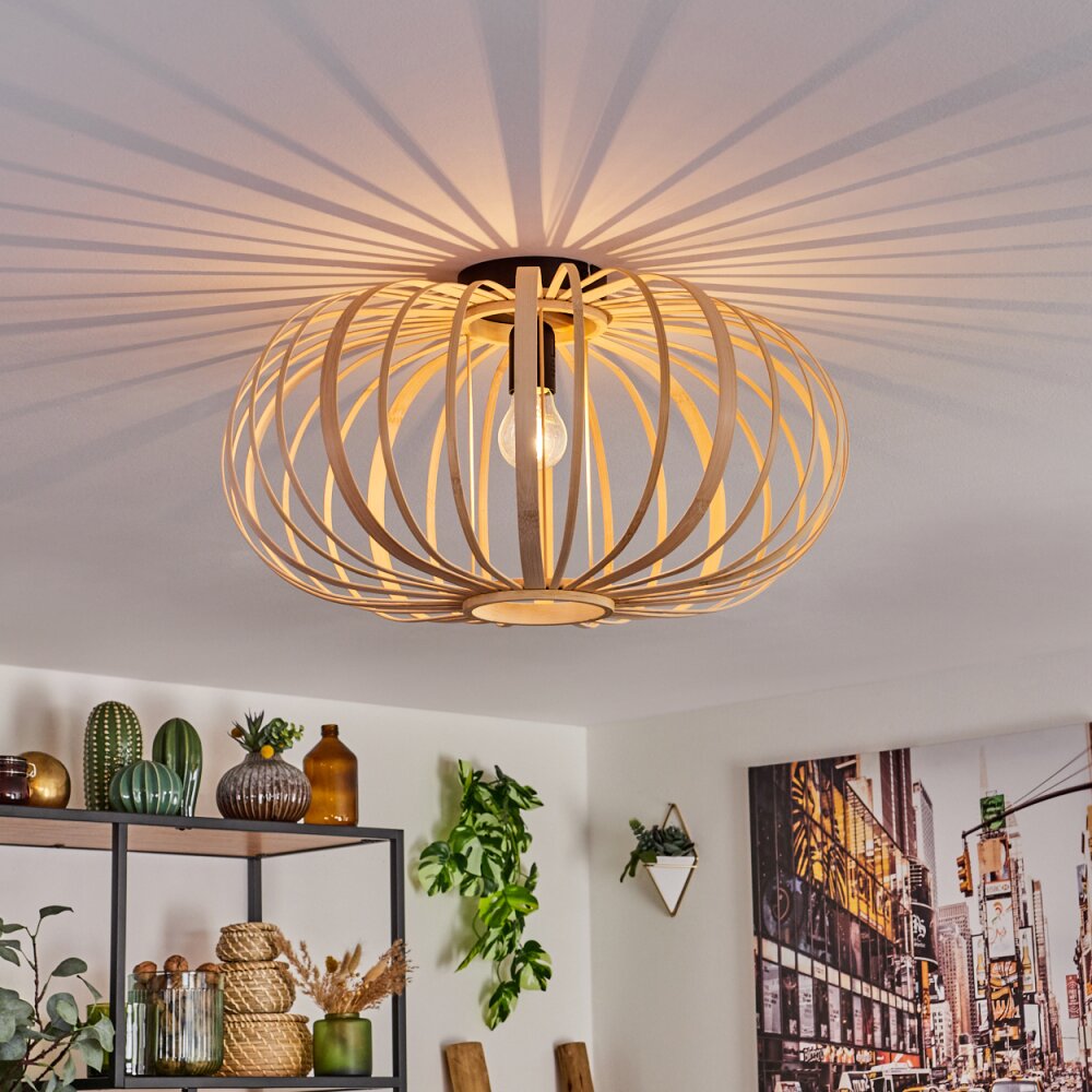 Plafonnier Oravi Bois clair, 1 lumière main product photo