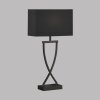 Lampe de table Fischer & Honsel Anni Noir, 1 lumière