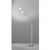 Lampadaire Fischer & Honsel Dent LED Nickel mat, 3 lumières