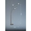 Lampadaire Fischer & Honsel Dent LED Noir, 5 lumières