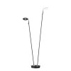 Lampadaire Fischer & Honsel Dent LED Noir, 2 lumières