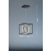 Suspension Fischer & Honsel Gisi LED Noir, 1 lumière, Télécommandes