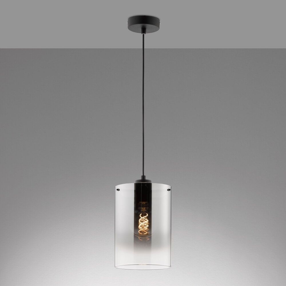 Suspension Fischer & Honsel Samu Noir, 1 lumière main product photo