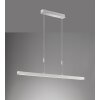 Suspension Fischer & Honsel Vito LED Nickel mat, 1 lumière
