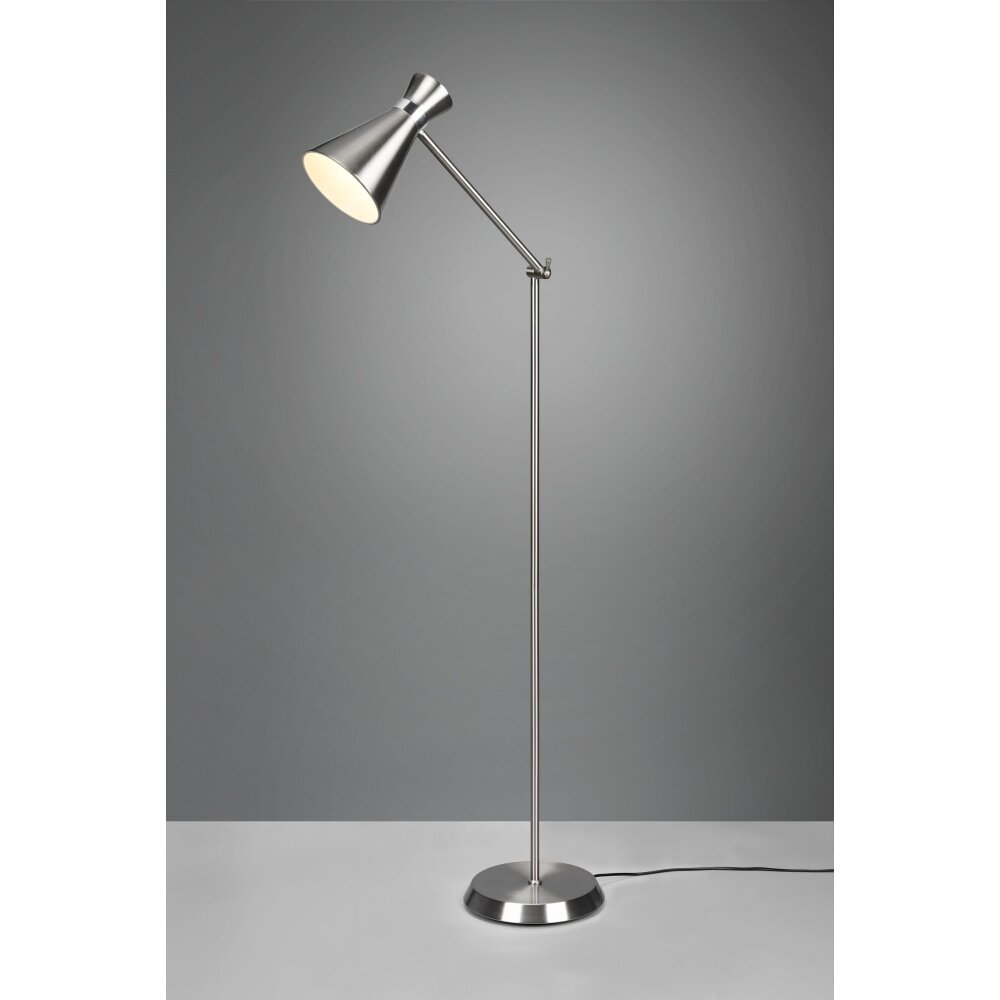 Lampadaire Reality Enzo Nickel mat, 1 lumière main product photo
