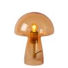 Lampe de table Lucide FUNGO Orange, 1 lumière