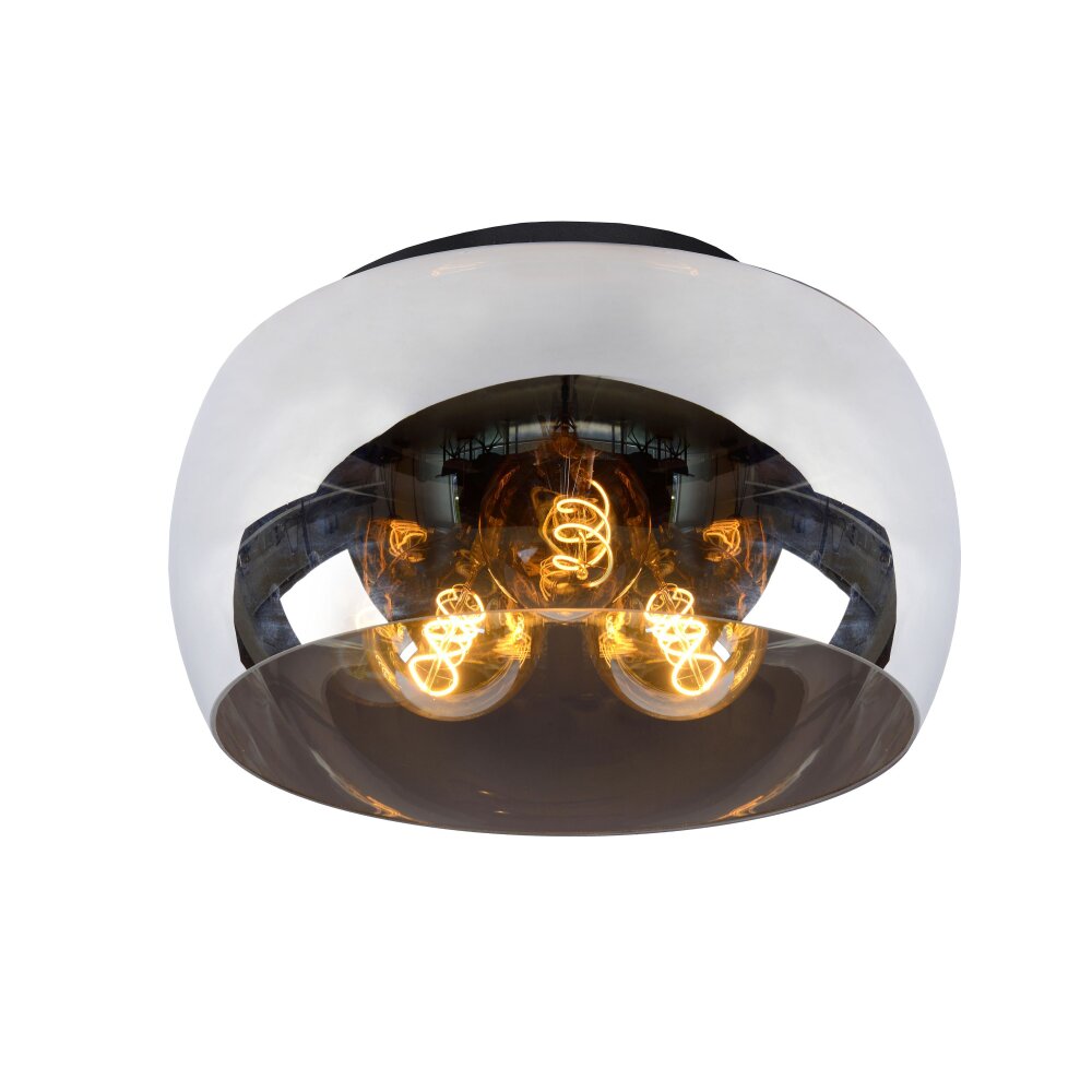 Plafonnier Lucide OLIVIA Noir, 3 lumières main product photo