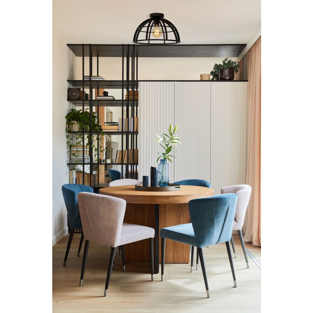 Plafonnier Lucide DIKRA Noir, 1 lumière main product photo