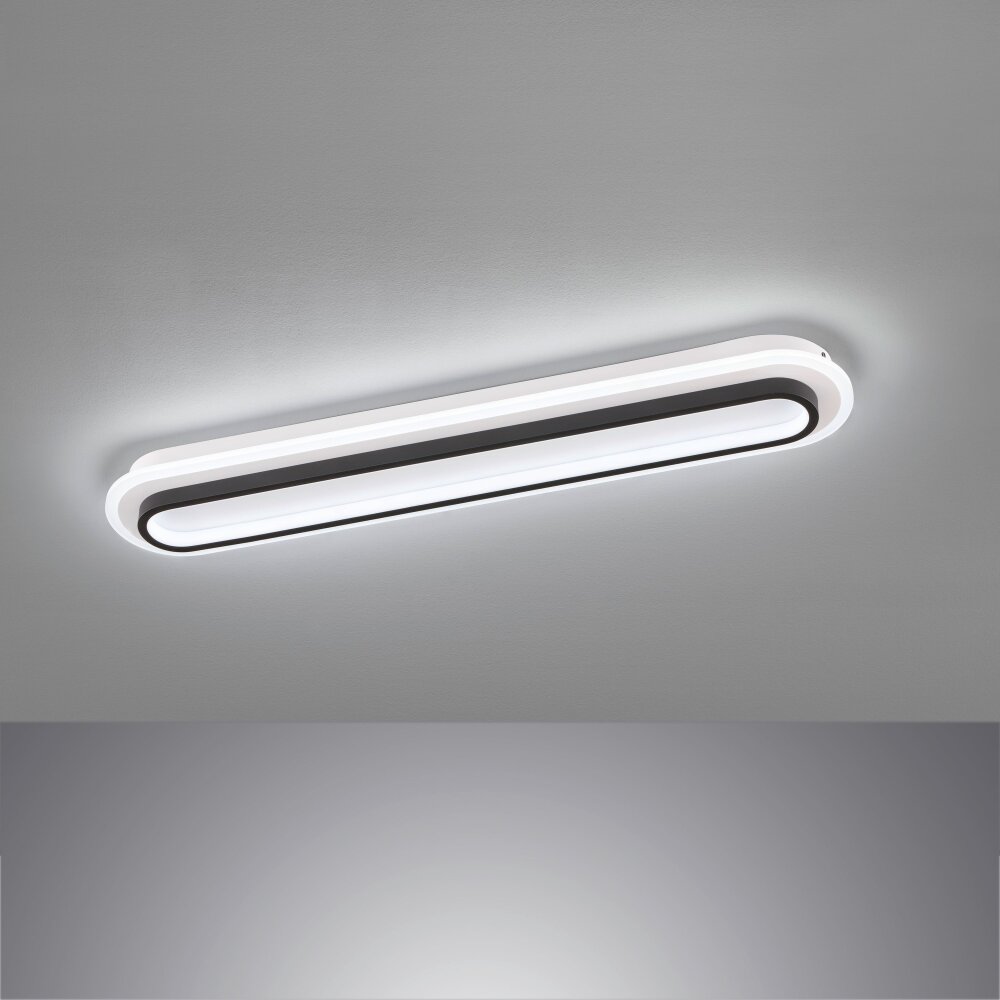 Plafonnier Fischer & Honsel Blithe LED Noir, Blanc, 1 lumière main product photo