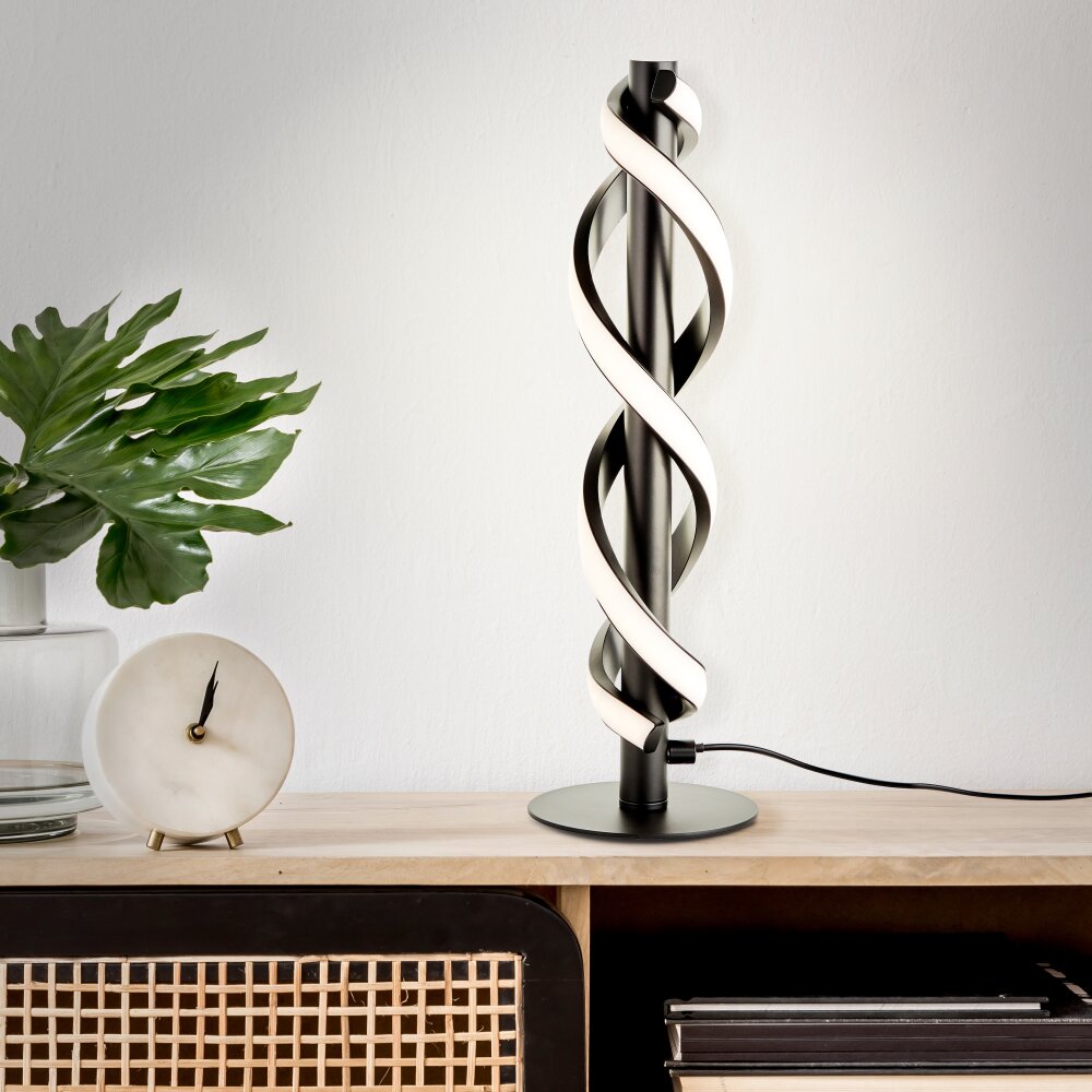 Lampe de table Brilliant Amalie LED Noir, 1 lumière main product photo