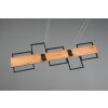 Suspension Trio Harper LED Noir, 1 lumière