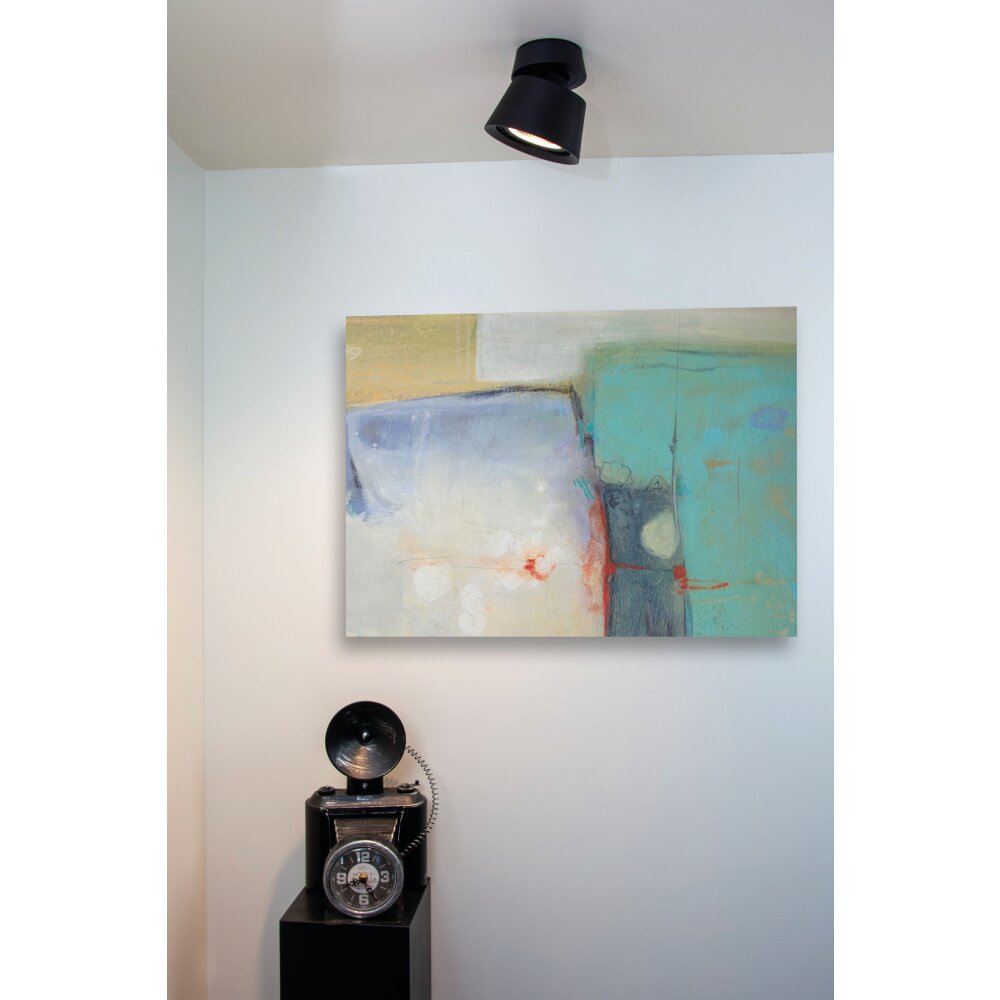 Plafonnier Lucide TRIGONO Noir, 1 lumière main product photo
