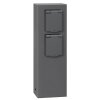 collonette des prises LCD Gris