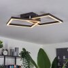 Plafonnier  Cavareno LED Noir, 1 lumière