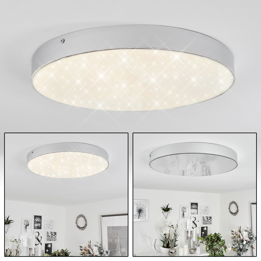 Plafonnier Mentque LED Argenté, 1 lumière main product photo