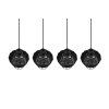 Suspension Reality Borka Noir, 4 lumières