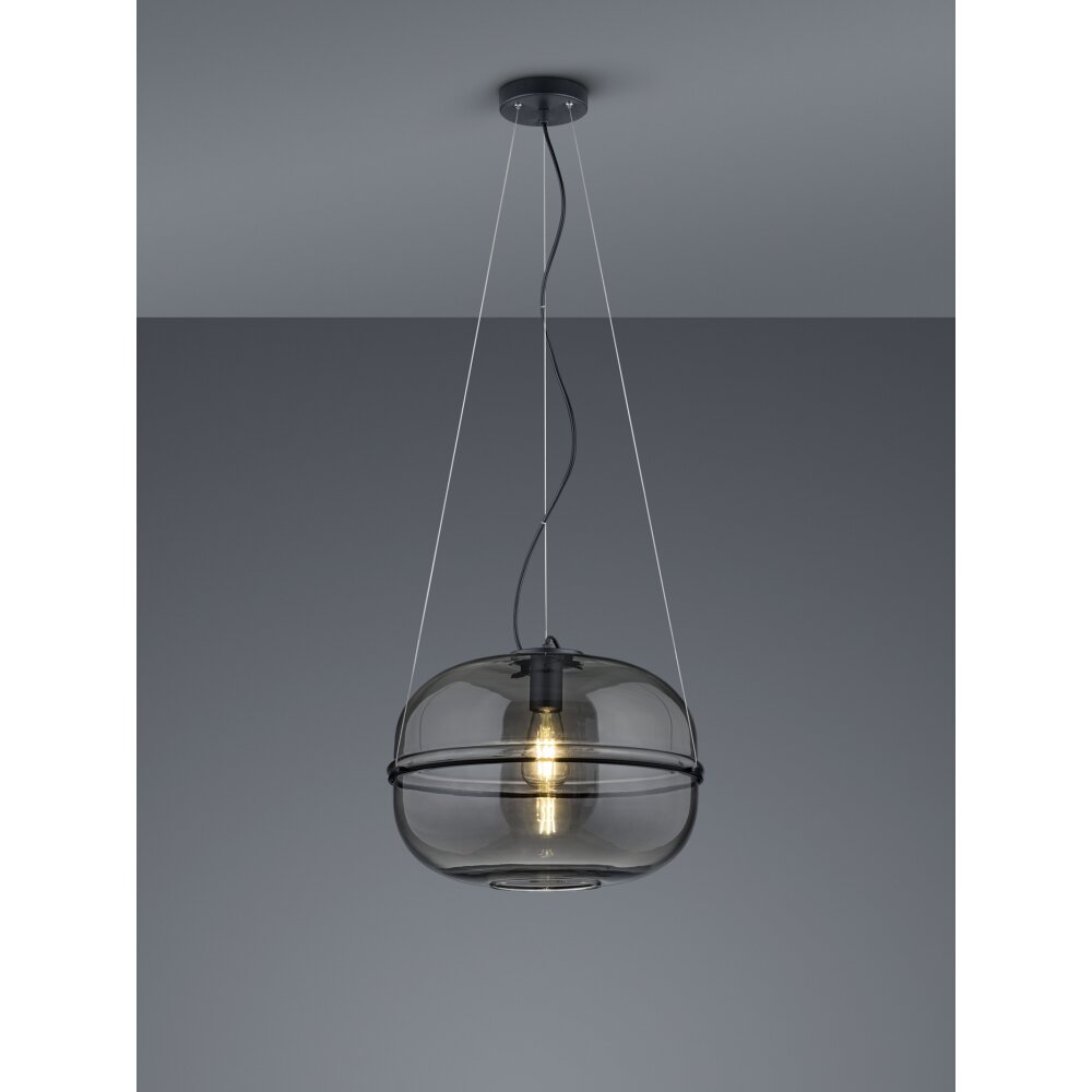 Suspension Trio Lorena Noir, 1 lumière main product photo