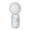 Lampe de table Lucide MARBOL Aspect marbre, Blanc, 1 lumière