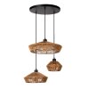 Suspension Lucide YUNKAI Noir, 3 lumières