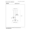 Suspension Lucide YUNKAI Noir, 3 lumières
