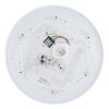Plafonnier Globo SULLY LED Blanc, 1 lumière, Télécommandes, Changeur de couleurs