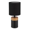 Lampe de table Globo IGA Couleur bois, Noir, 1 lumière