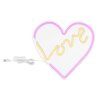 Luminaire déco Globo LOVE LED Transparent, 1 lumière
