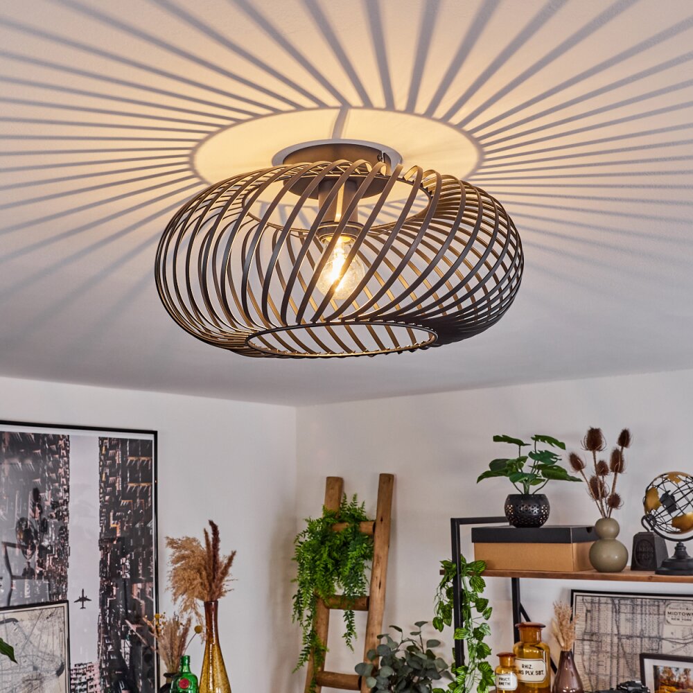 Plafonnier  Oravi Noir, 1 lumière main product photo