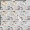 Plafonnier  Vignats LED Nickel mat, 4 lumières, Télécommandes