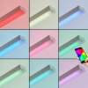 Plafonnier  Tamizat LED Nickel mat, 2 lumières, Changeur de couleurs