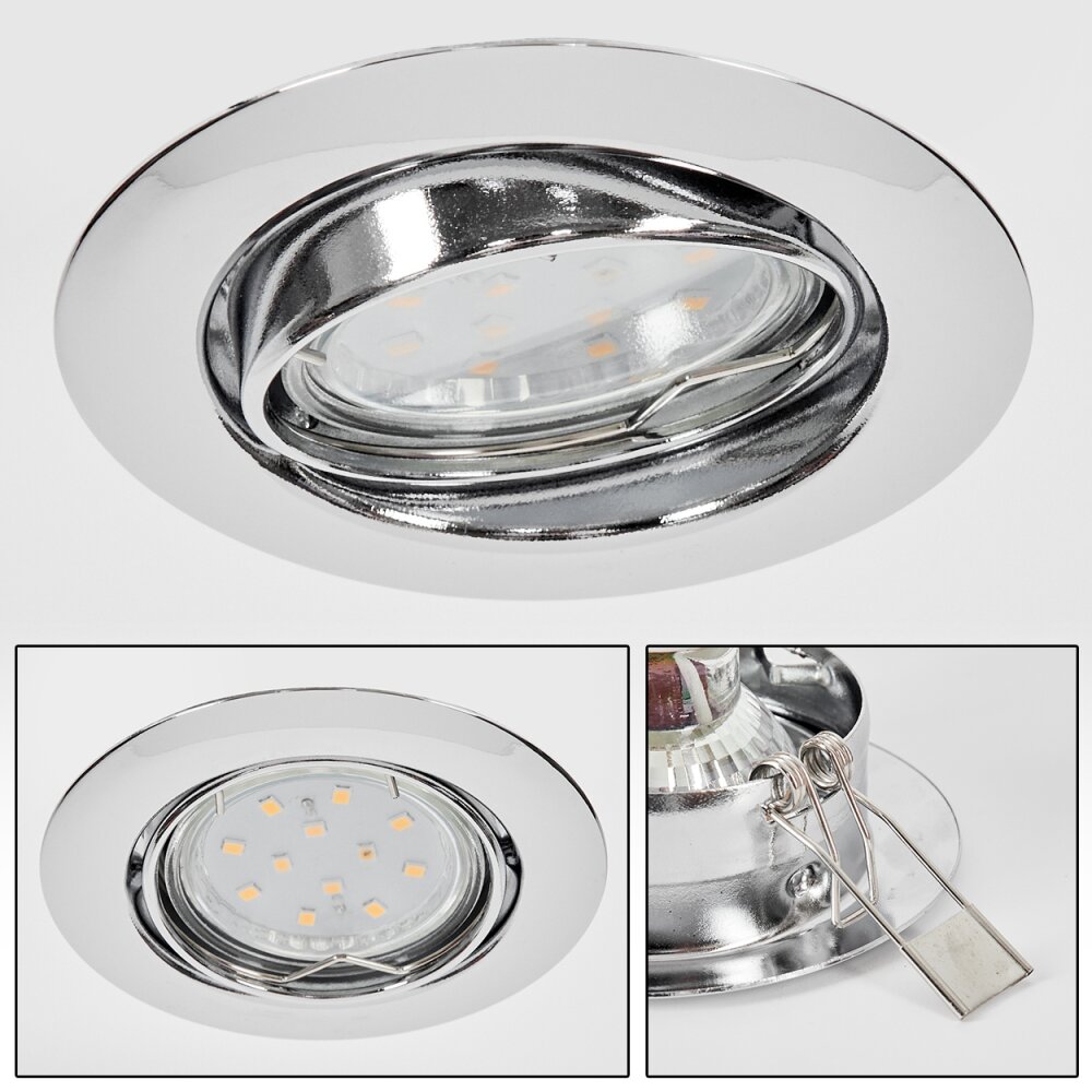 Spot encastrable Vibersviller LED Chrome, 1 lumière main product photo
