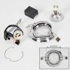 Spot encastrable  Vibersviller LED Chrome, 1 lumière