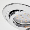 Spot encastrable  Kerrouan LED Chrome, 1 lumière