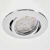 Spot encastrable  Kerrouan LED Chrome, 1 lumière