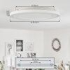 Plafonnier  Audrieu LED Blanc, 2 lumières