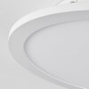 Plafonnier  Sani LED Blanc, 1 lumière, Télécommandes, Changeur de couleurs