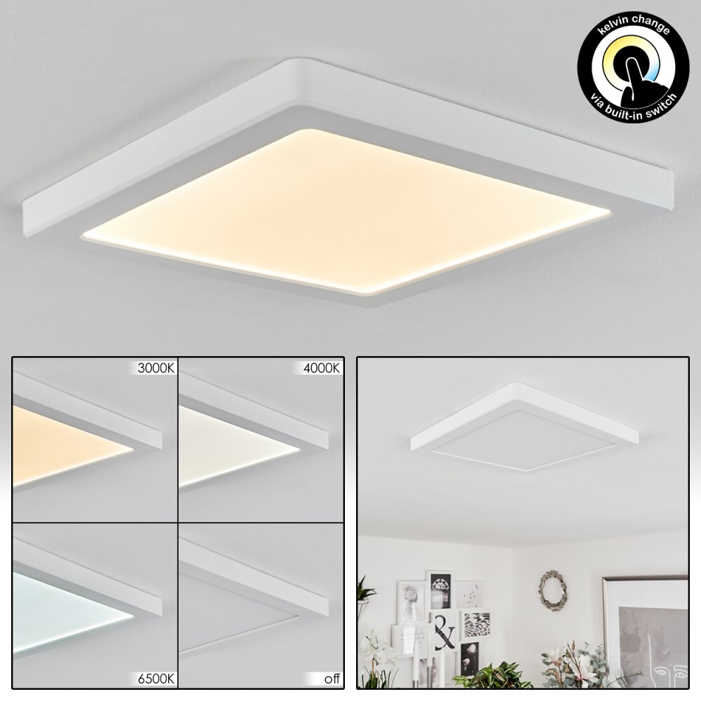 Plafonnier Canditas LED Blanc, 1 lumière main product photo