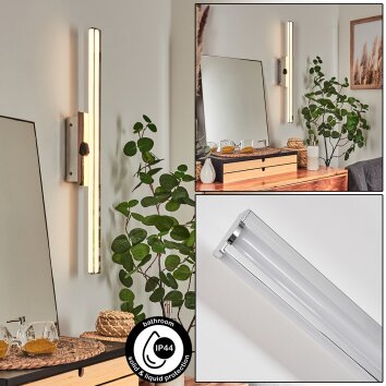 lampe miroir  Aspers LED Chrome, 1 lumière