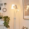 Lampadaire à vasque  Janze LED Blanc, 2 lumières