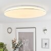 Plafonnier  Remenoville LED Chrome, Blanc, 1 lumière