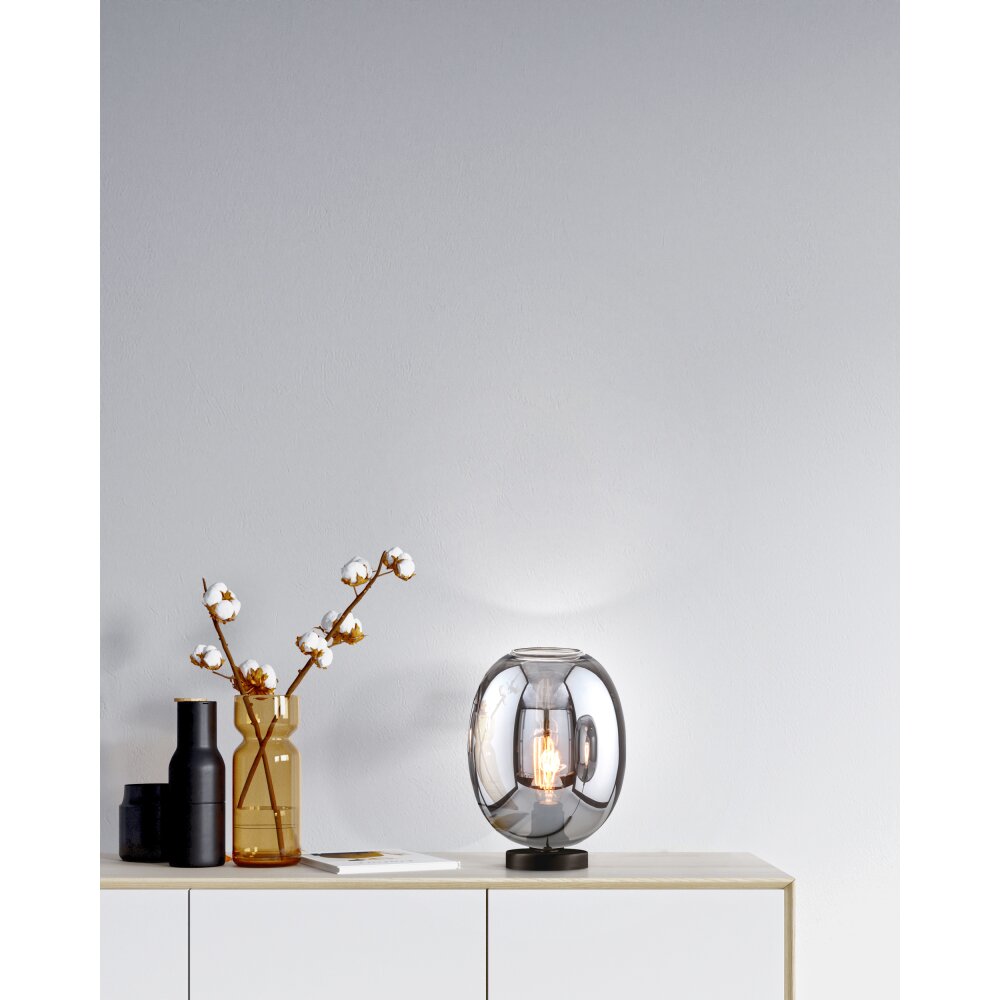 Lampe de table Fischer & Honsel Nayla Noir, 1 lumière main product photo