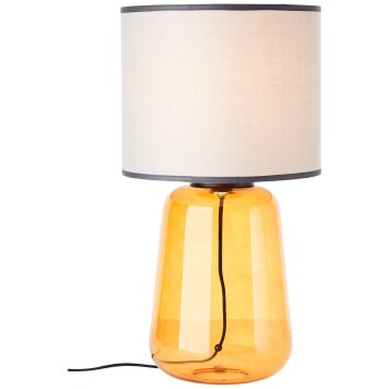 Lampe de table Brilliant Hydra Jaune, 1 lumière